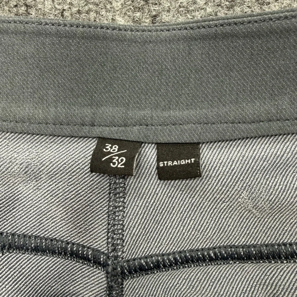 Public Rec Mens All Day Every Day 5-Pocket Straight Pants Grey 38x32 Stretch